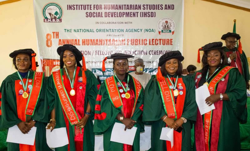 IHSD HOLDS 8TH ANNUAL HUMANITARIAN PUBLIC LECTURE AND GRADUATION/FELLOWSHIP INDUCTION CEREMONY